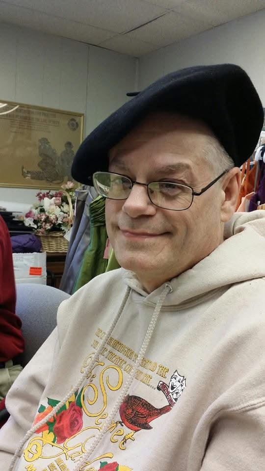 Eddie Harbert at a book signing